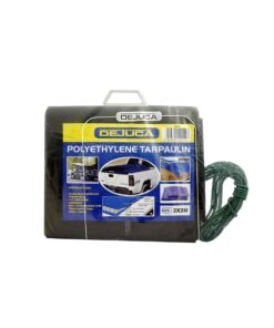Dejuca - Polytarp - Green - Approx 2m X 2m - 180gsm - 8 Pack