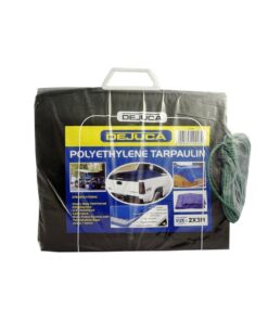 Dejuca - Polytarp - Green - Approx 2m X 3m - 180gsm - 4 Pack