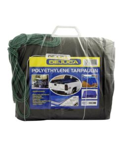 Dejuca - Polytarp - Green - Approx 3m X3m - 180gsm - 2 Pack