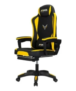 Deli Incubus High Back Gaming Chair Yellow