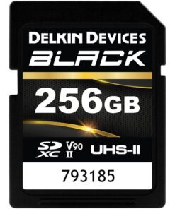 Delkin Devices Black 256GB UHS-II SDXC Memory Card (300MB/s)