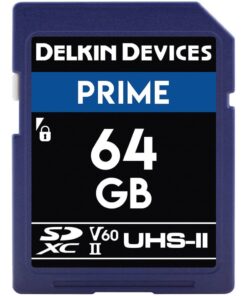 Delkin Devices Prime 64GB UHS-II SDXC Memory Card (280MB/s)