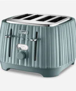 De'longhi Ballerina Toaster Laguna Green: 4 Slice Toaster , CTD4003.GR