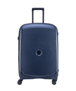 Delsey Belmont Plus 71cm Check-In Trolley Hard Case TSA Lock 4D Wheels - Navy