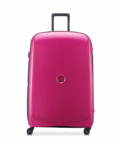 Delsey Belmont Plus 83cm Check-In Trolley Hard Case TSA Lock 4D Wheels - Bright Pink