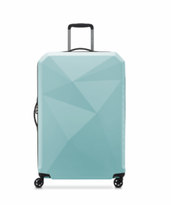 Delsey Karat 2.0 55cm Cabin Trolley Hard Case 4D Wheels Securitech Zip - Aqua