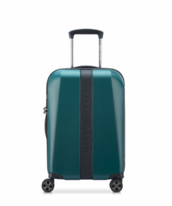 Delsey Promenade 2.0 55cm Cabin Trolley Expandable Hard Case 4D Wheels - Dark Green