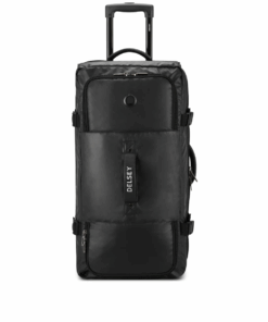 Delsey Raspail Roller Duffle Bag 73cm - 2 Wheel - Waterproof - TSA Lock - Black