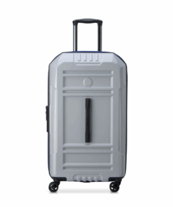 Delsey Rempart 73cm Trunk Luggage 4D Wheels Security Zip - Light Grey