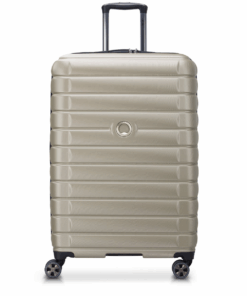 Delsey Shadow 5.0 55cm Hard Trolley Case Cabin Luggage With Tsa Lock - Gold