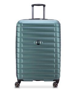 Delsey Shadow 5.0 55cm Hard Trolley Case Cabin Luggage With Tsa Lock - Green