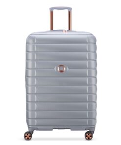 Delsey Shadow 5.0 55cm Hard Trolley Case Cabin Luggage With Tsa Lock - Silver