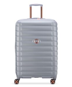 Delsey Shadow 5.0 70cm 4 Wheel Trolley Case Hard Luggage With Tsa Lock - Silver
