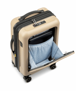 Delsey Turenne 2.0 55cm Cabin Business Hard Case TSA Lock 4D Wheel - Beige