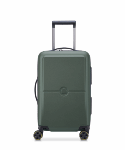 Delsey Turenne 2.0 55cm Cabin Trolley Hard Case TSA Lock 4D Wheel - Olive