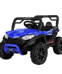 Desert Safari Double Drive Electric Car Ride On - Gift for Kids - Blue, Black