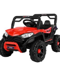 Desert Safari Double Drive Electric Car Ride On - Gift for Kids - Red, Black