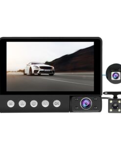 DH - 1080P Wide Angle Dash Cam With 3 Cameras