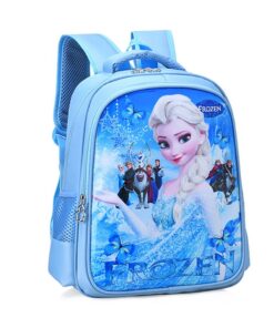 DHAO-Bookbag Backpack Primary Junior School Bag Shoulder Frozen Bag For Kid - Blue-Large