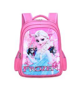 DHAO-Bookbag Backpack Primary Junior School Bag Shoulder Frozen Bag For Kid - Pink-Small