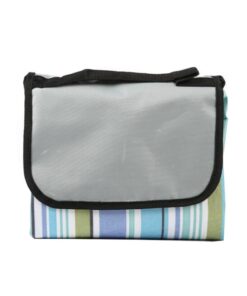DHAO-Durable Oxford Foldable Outdoor Picnic Mat With Tote And Bag - Blue