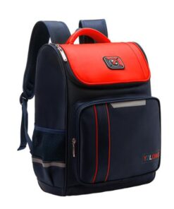 DHAO-Primary Junior School Bag Bookbag Backpack Shoulder Bag For Kids - Red