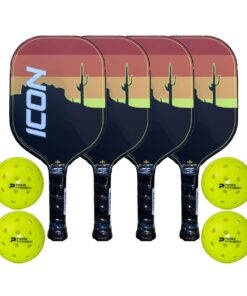 Diadem ICON Pickleball Paddle - AZ (4-pack PLUS 4 balls)