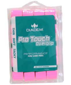 Diadem Pro Touch Tennis/Padel/Pickleball Over Grip - 12 grips - Pink