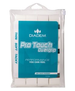 Diadem Pro Touch Tennis/Padel/Pickleball Over Grip - 12 grips - White