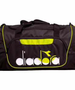 Diadora Borsone Duffel Bag - Black and Lime