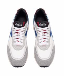 Diadora Race Nyl Gender Neutral Sporty Sneakers - Corsiar/Super White/Carmine - UK 9