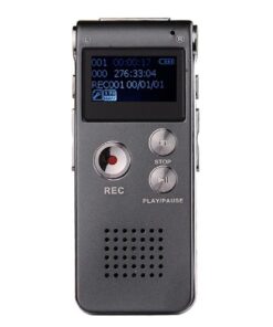 Digital Audio Voice Recorder Rechargeable 8G USB Dictaphone Mp3 Player
