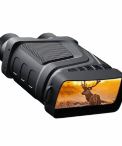 Digital Night Vision Hunting Binoculars For Wildlife Observation - Black