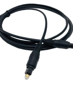 Digital Optical Audio Cable Fiber Male Optical Cable - Black 2meter