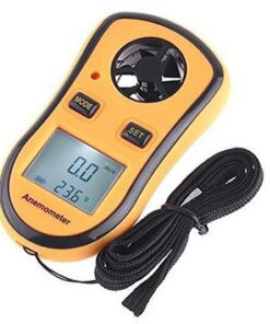 Digital Pocket Anemometer Thermometer Wind Speed & Air Velocity Gauge