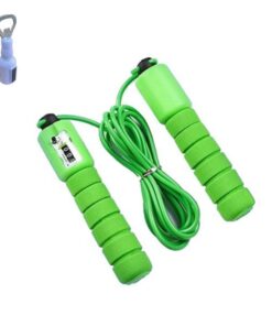 Digital Skipping Jump Rope with Counter Timer - Green with Bottle Opener