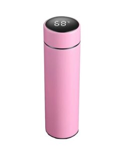 Digital Thermometer Flask - Satin Pink - 500ml
