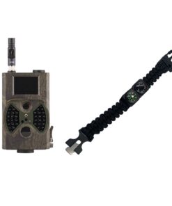 Digital Trail Camera With Fire Starter Survival Bracelet