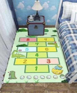 Dino - Kids Hop Scotch Floor Play Rug