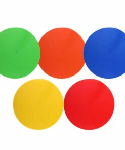 Disa Sports  Anti Slip Flat Colour Spot Markers 8" set of 10
