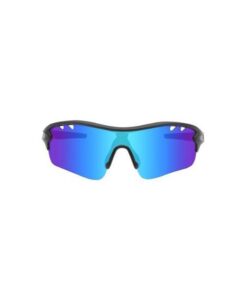 Discovery Youth High-Performance Sports Sunglasses - MATTE BLACK FRAME BLUE LENS