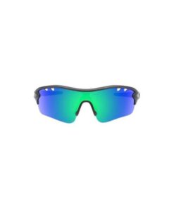 Discovery Youth High-Performance Sports Sunglasses - MATTE BLACK FRAME GREEN LENS
