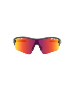 Discovery Youth High-Performance Sports Sunglasses - MATTE BLACK FRAME RED LENS
