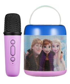 Disney Frozen Cylinder Karaoke Machine with BT Mic