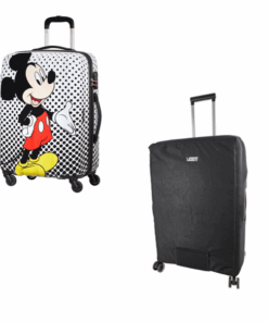 Disney Legends mickey Spinner Alfatwist 65cm and Voss Luggage Cover