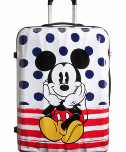 Disney Legends Spinner Mickey Blue Dots Alfatwist Suitcase - 75.0 cm