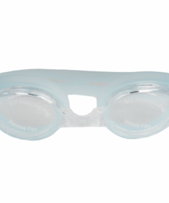 Diving, Skiing and Swimming Goggles Silicone Goggles With Casing - Two Tone Color - Transparent/light Blue