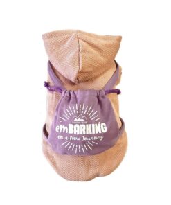 DL Embarking Backpack Hoodie Pink