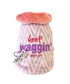 DL Keep Waggin Winter Cape Pink