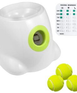 Dog Ball Launcher with Feeding Reminder - For Large Breed Dogs